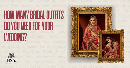 How many bridal outfits do I need for my wedding?