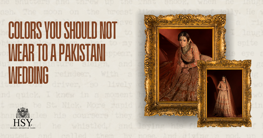 Colors you should not wear to a Pakistani wedding