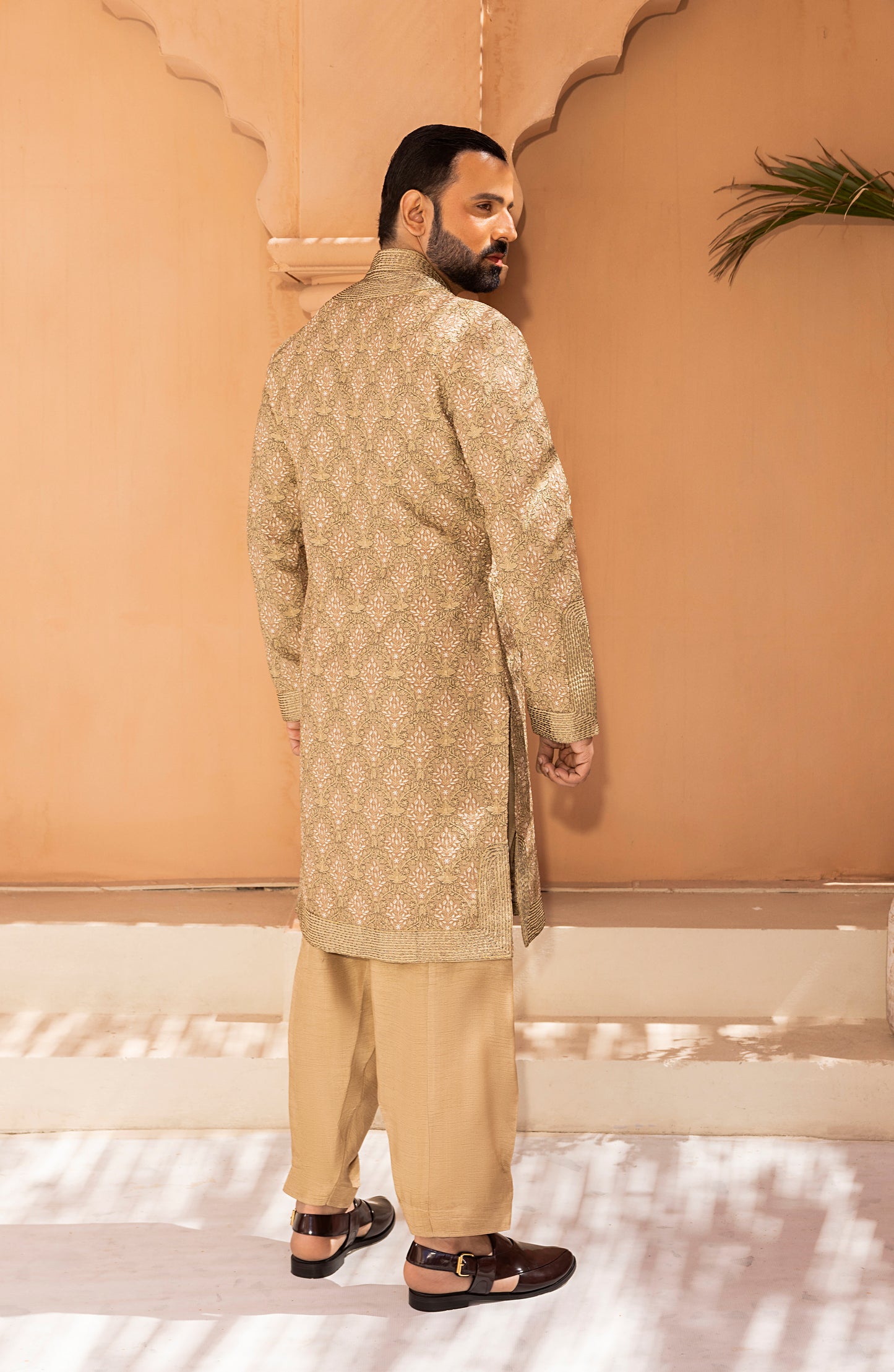 Sandstone Embroidered Kurta Shalwar Kameez