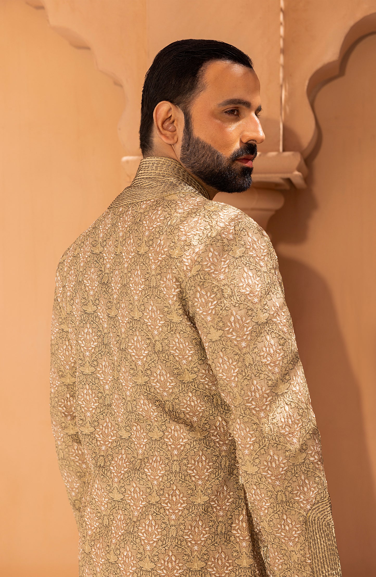 Sandstone Embroidered Kurta Shalwar Kameez
