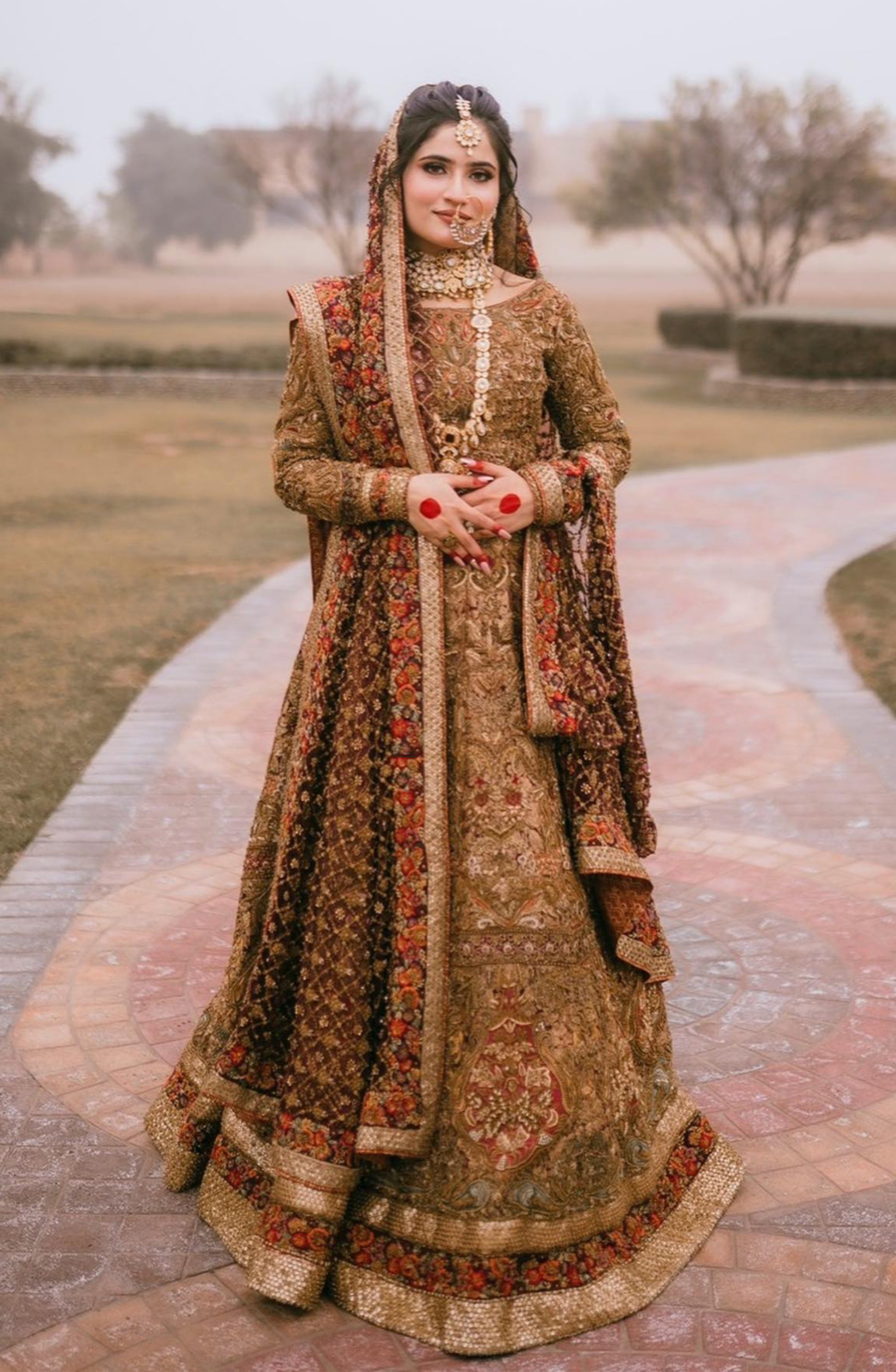 Aroob Jatoi wearing HSY Bridal dress