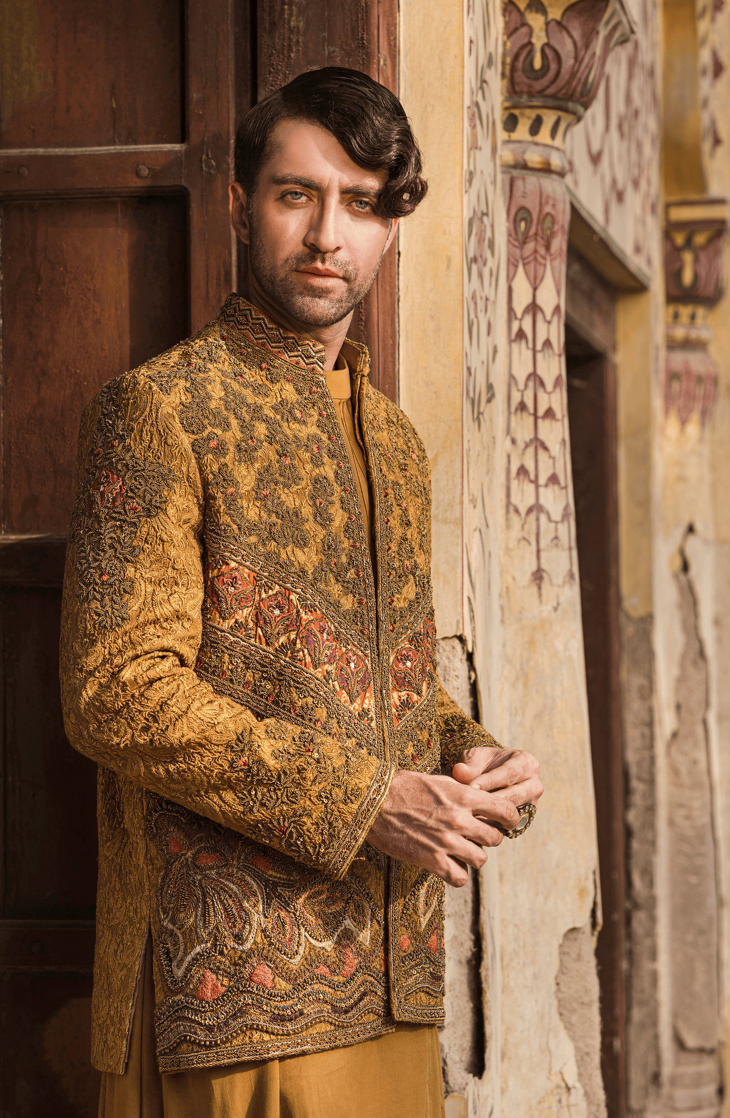 HSY Prince coat with Kurta Shalwar