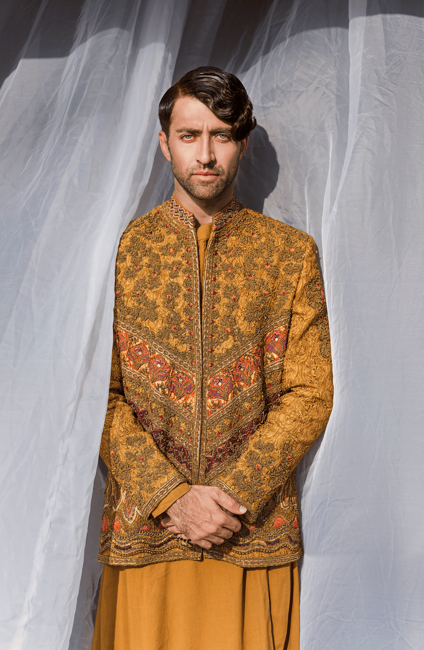 HSY Prince coat with Kurta Shalwar