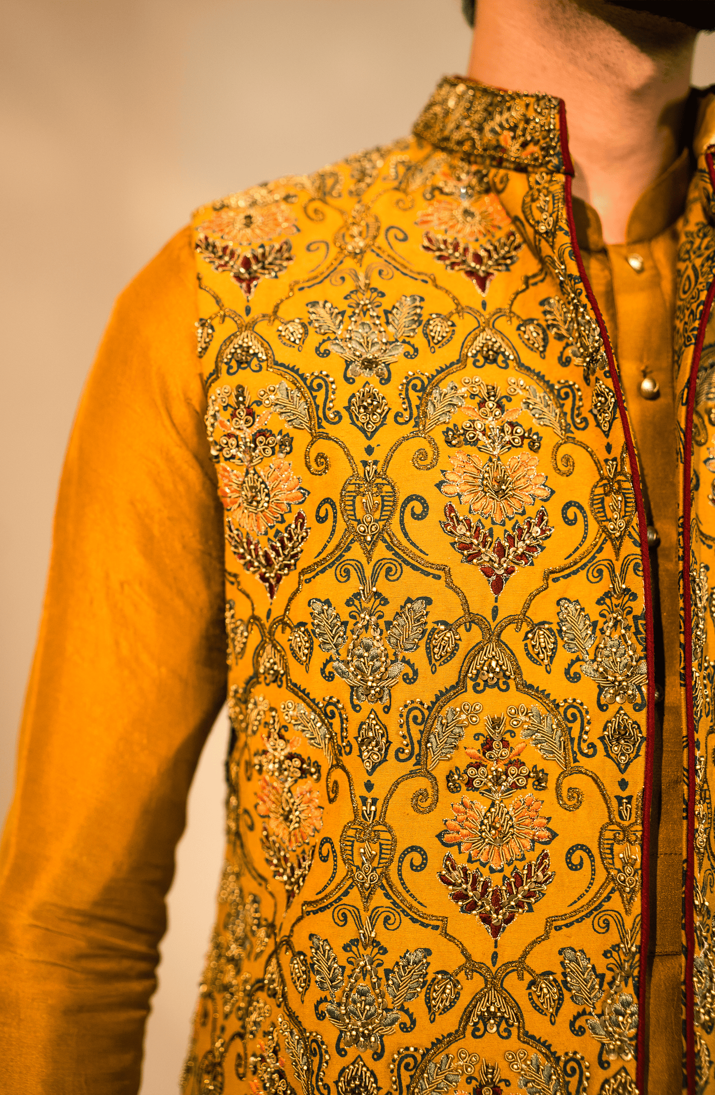 HSY designer prince coat for wedding groom