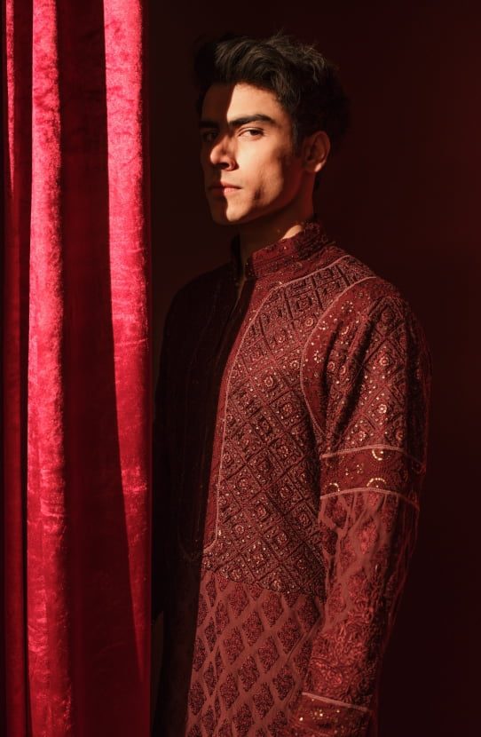 HSY Kurta with Shalwar - Luxury Mens wear