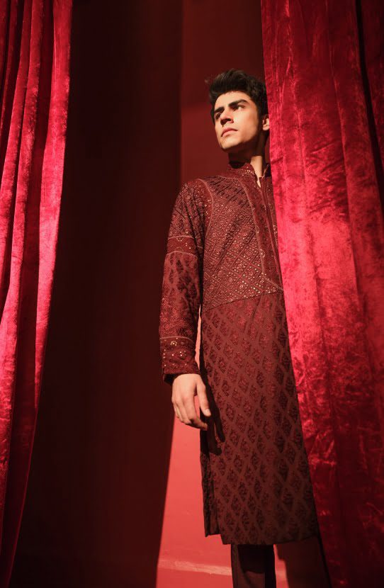 HSY Kurta with Shalwar - Luxury Mens wear