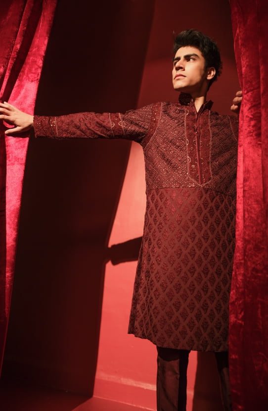 HSY Kurta with Shalwar - Luxury Mens wear
