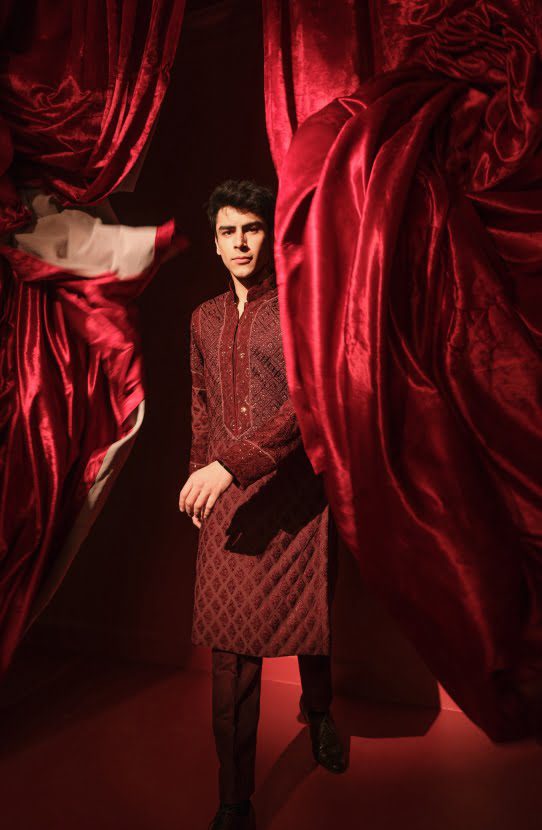 HSY Kurta with Shalwar - Luxury Mens wear