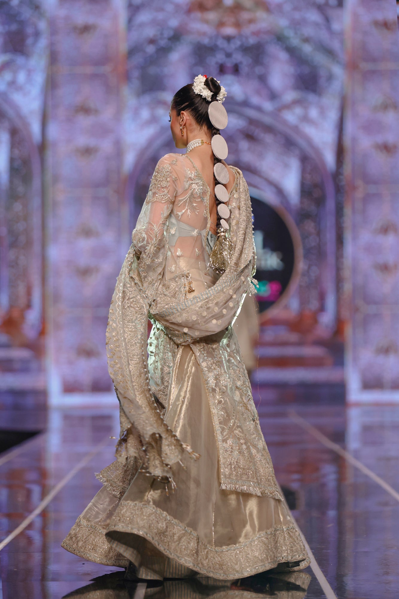 Pakistani bridal sharara design by top designer HSY