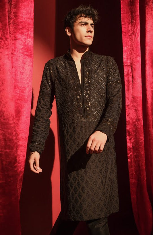 HSY Kurta with Shalwar - Luxury Mens wear