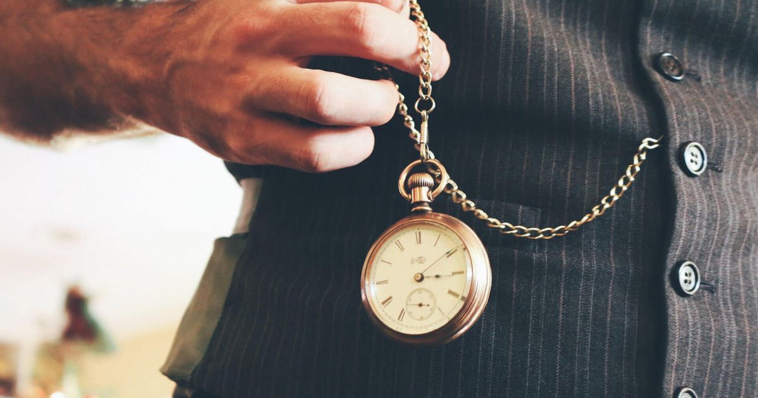 How to wear a pocket watch with a mens waistcoat?