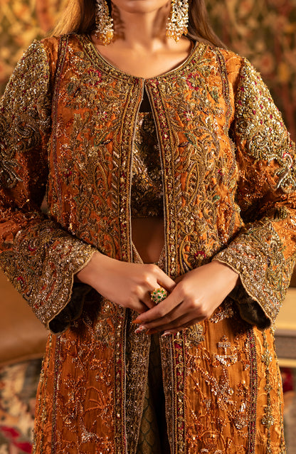 Roshan Ara – Rust Bridal Ensemble