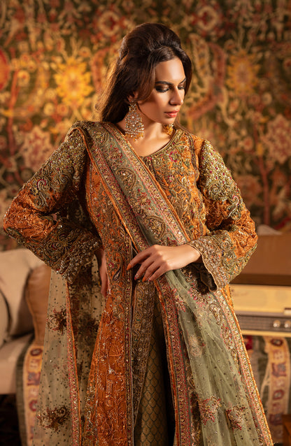 Roshan Ara – Rust Bridal Ensemble