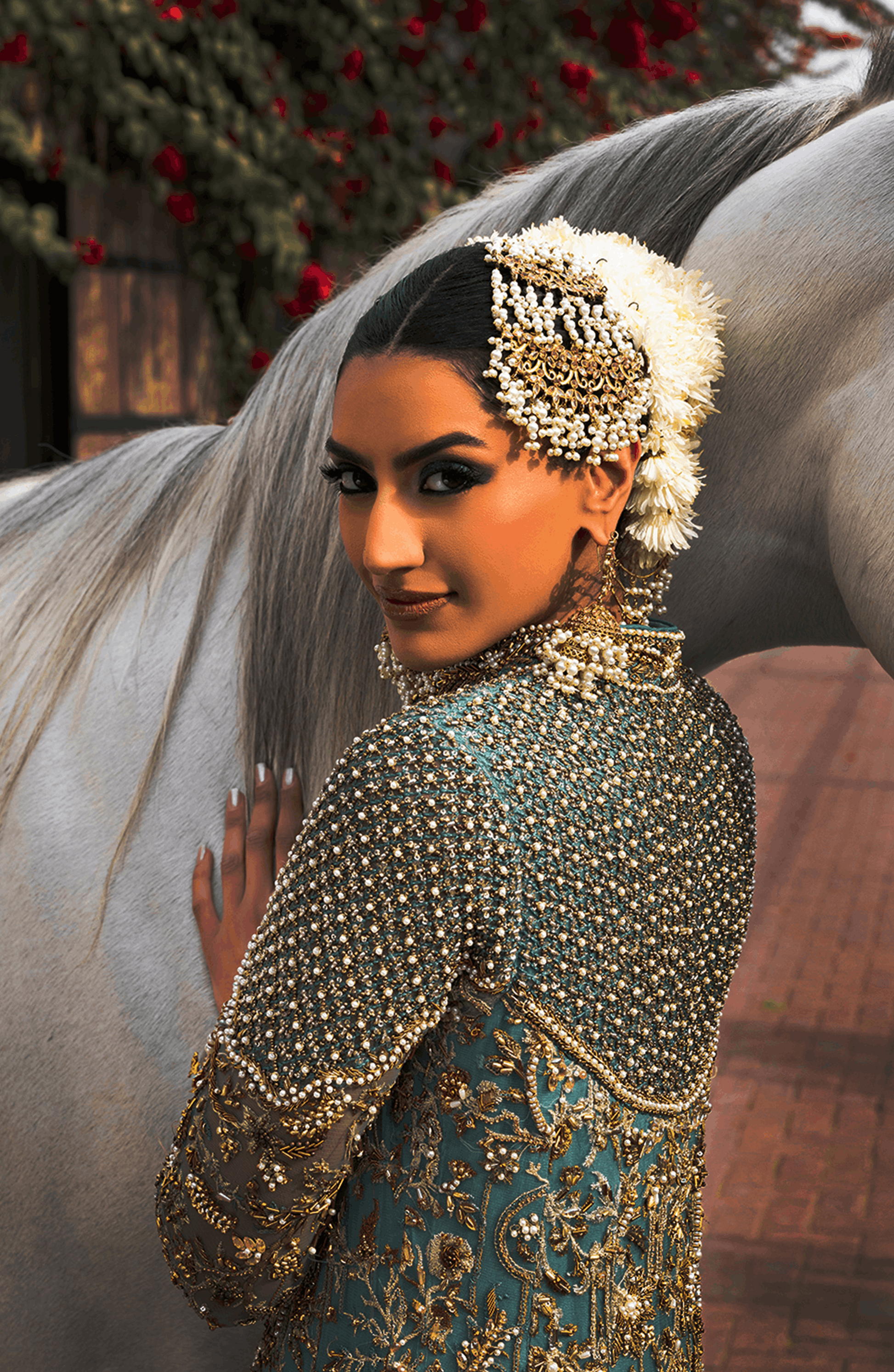 HSY Tiffany Blue Bridal Gown