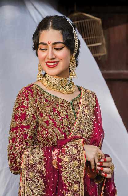 HSY Pakistani Red bridal wear in USA