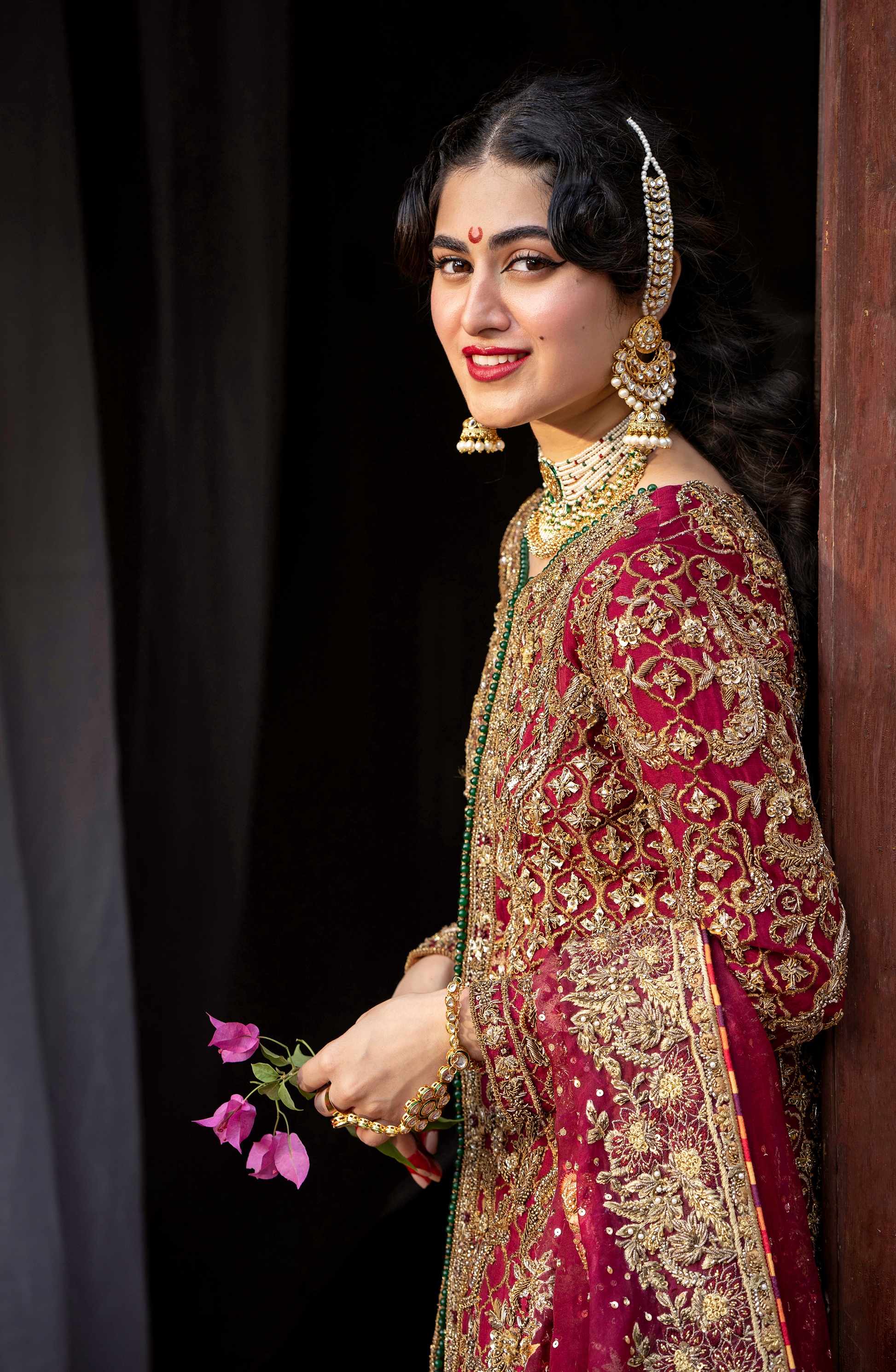 HSY Pakistani Red bridal wear in USA