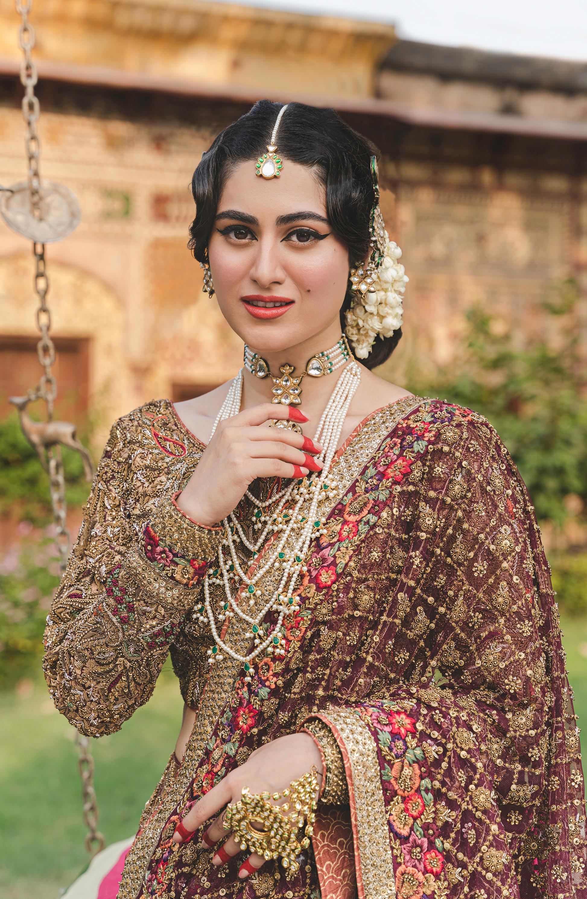 HSY Pakistani Red bridal wear in USA