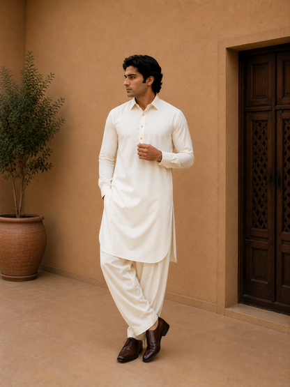 Timeless Tailored Classic Shalwar Kameez