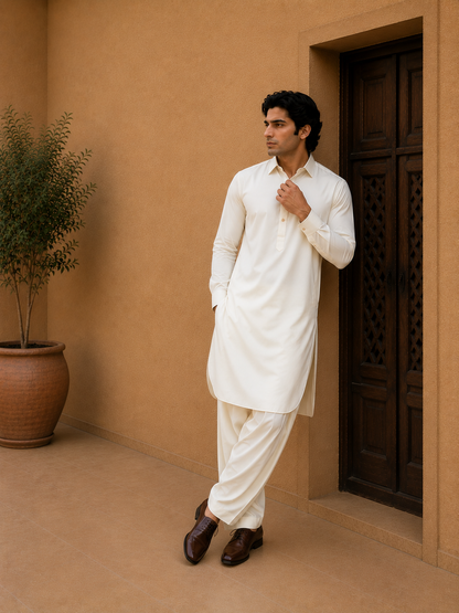 Timeless Tailored Classic Shalwar Kameez
