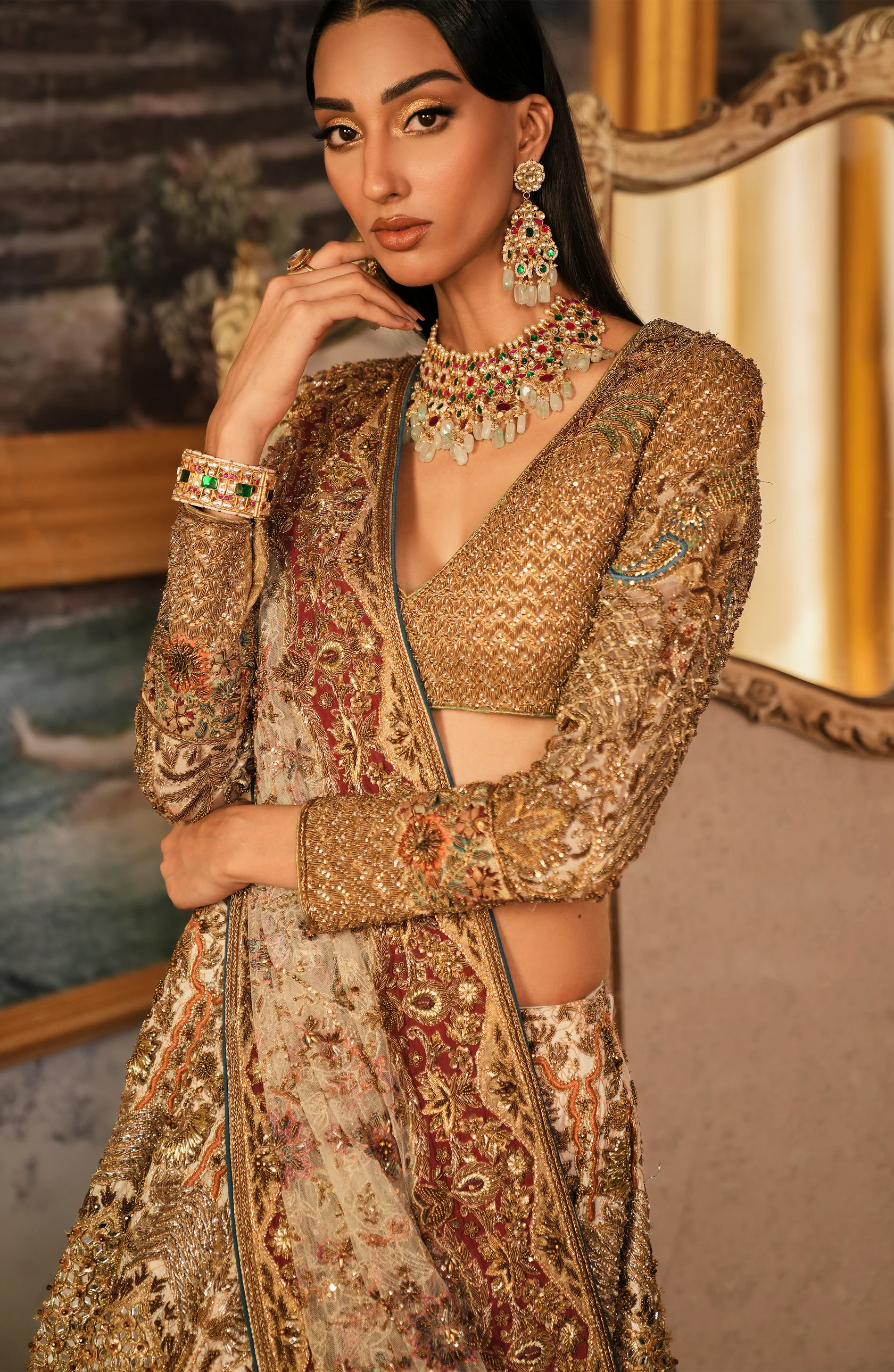 Meherma - Ethereal White Bridal Lehnga - photo 3