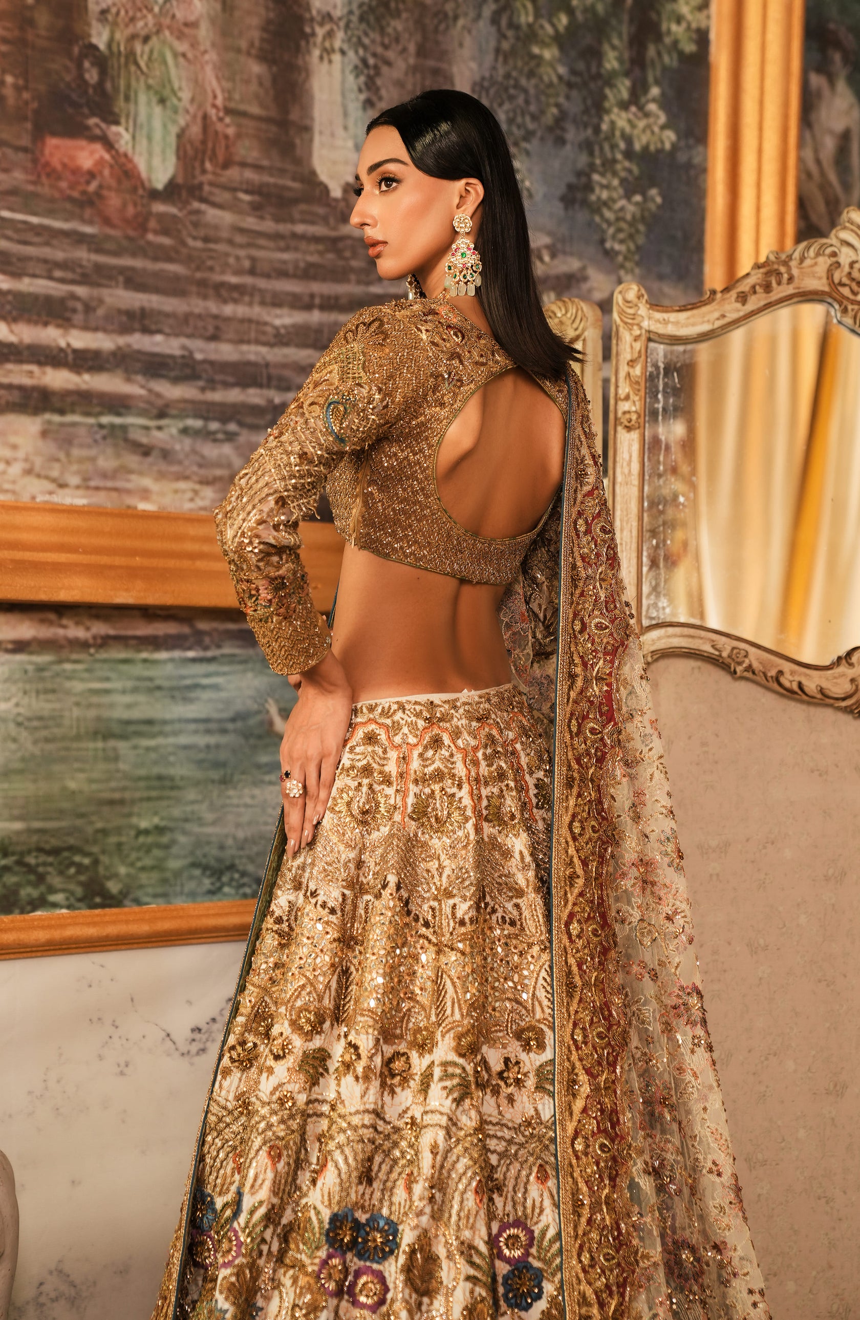 Meherma - Ethereal White Bridal Lehnga - photo 5