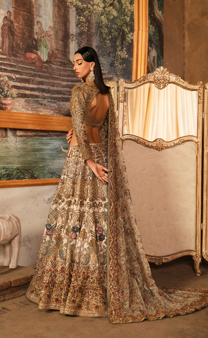 Ethereal White Bridal Lehnga