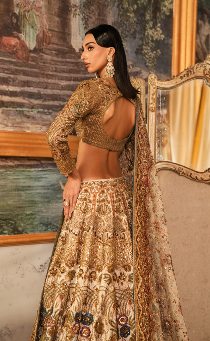 Ethereal White Bridal Lehnga