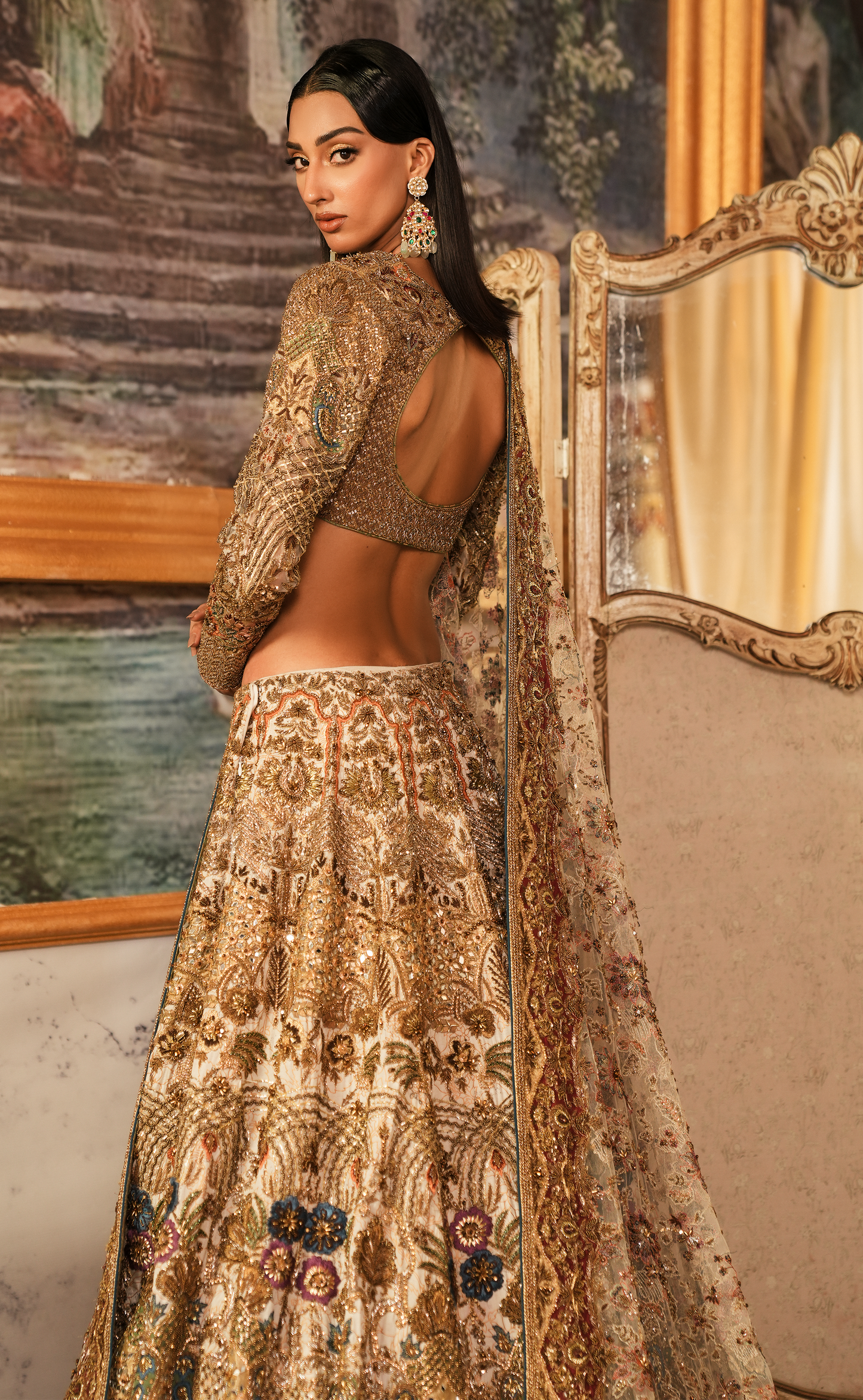 Ethereal White Bridal Lehnga