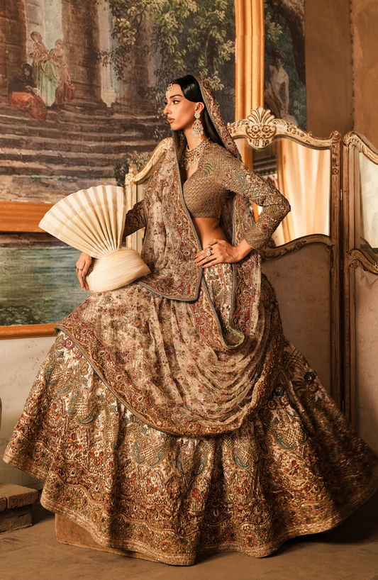 Pakistani lehenga wedding best sale