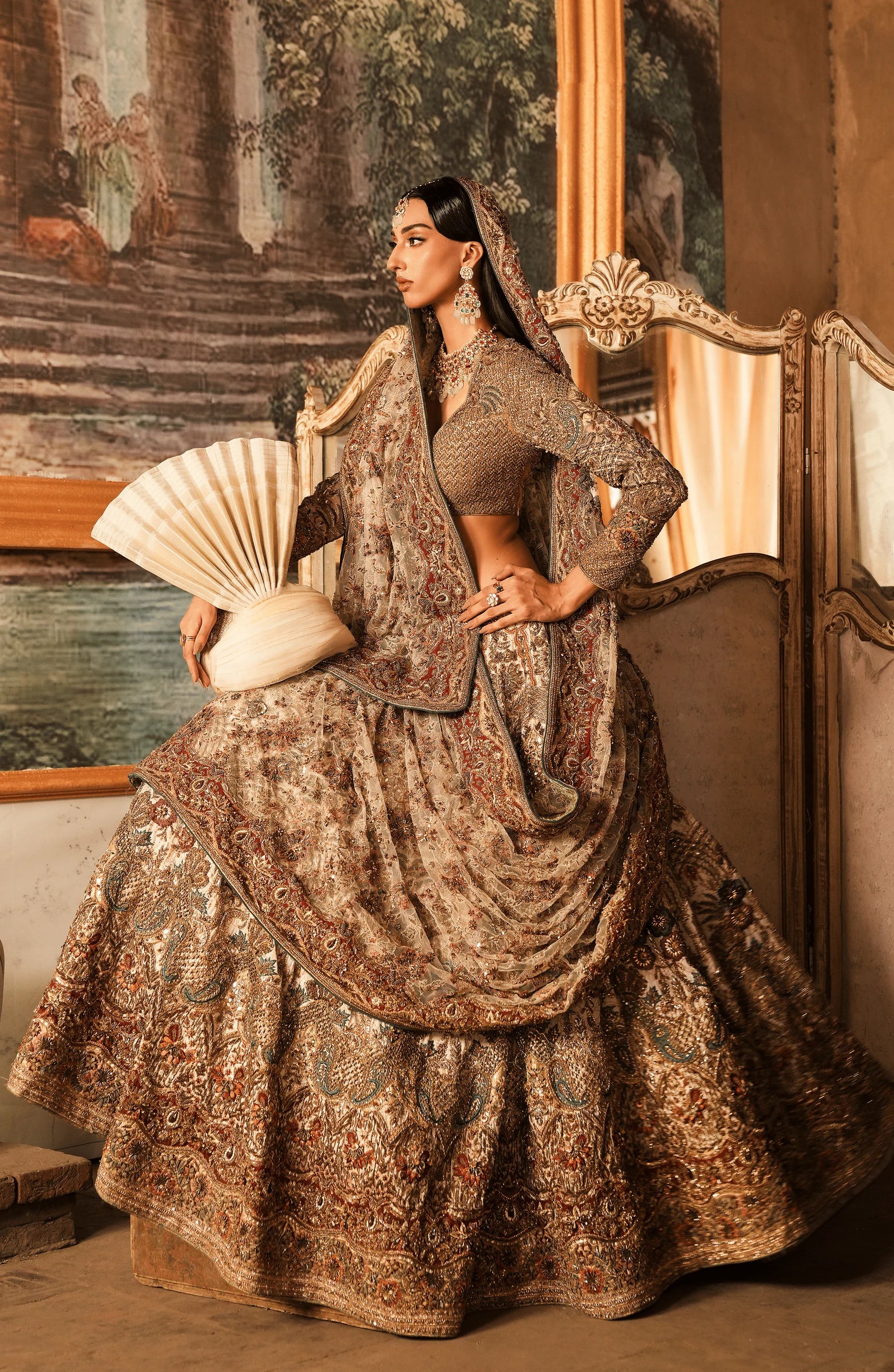 Meherma - Ethereal White Bridal Lehnga - photo 1