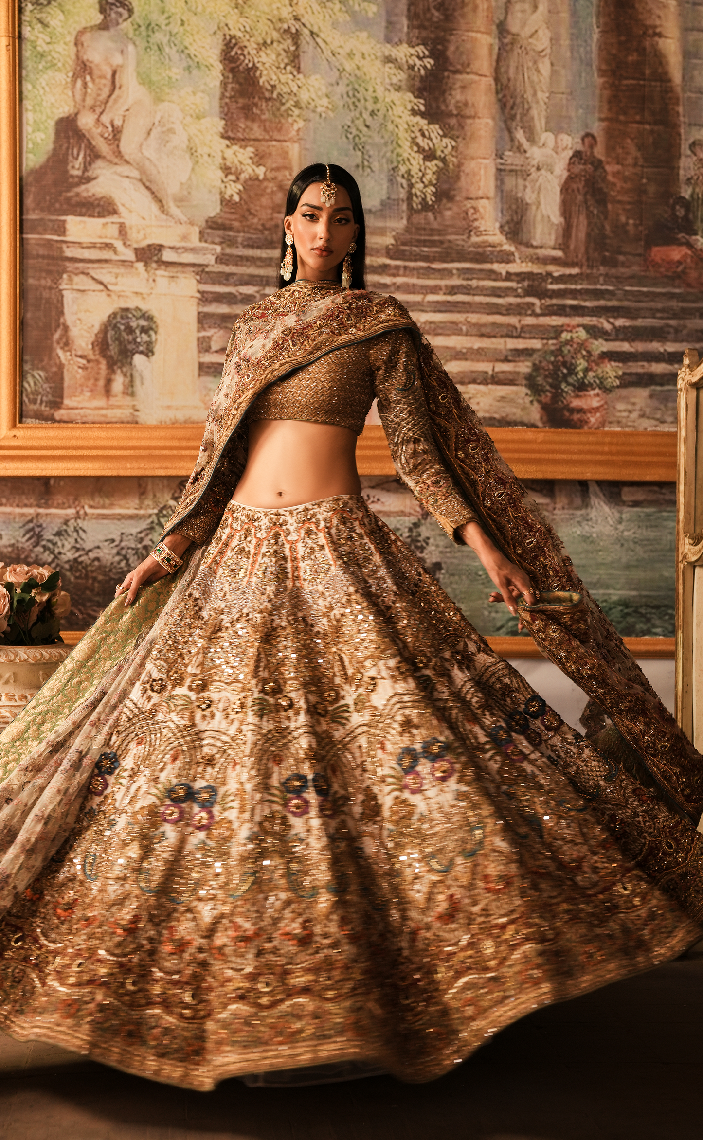 Ethereal White Bridal Lehnga