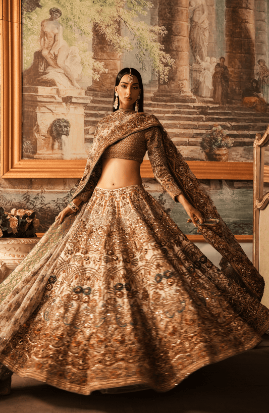 HSY | Ethereal White Bridal Lehnga