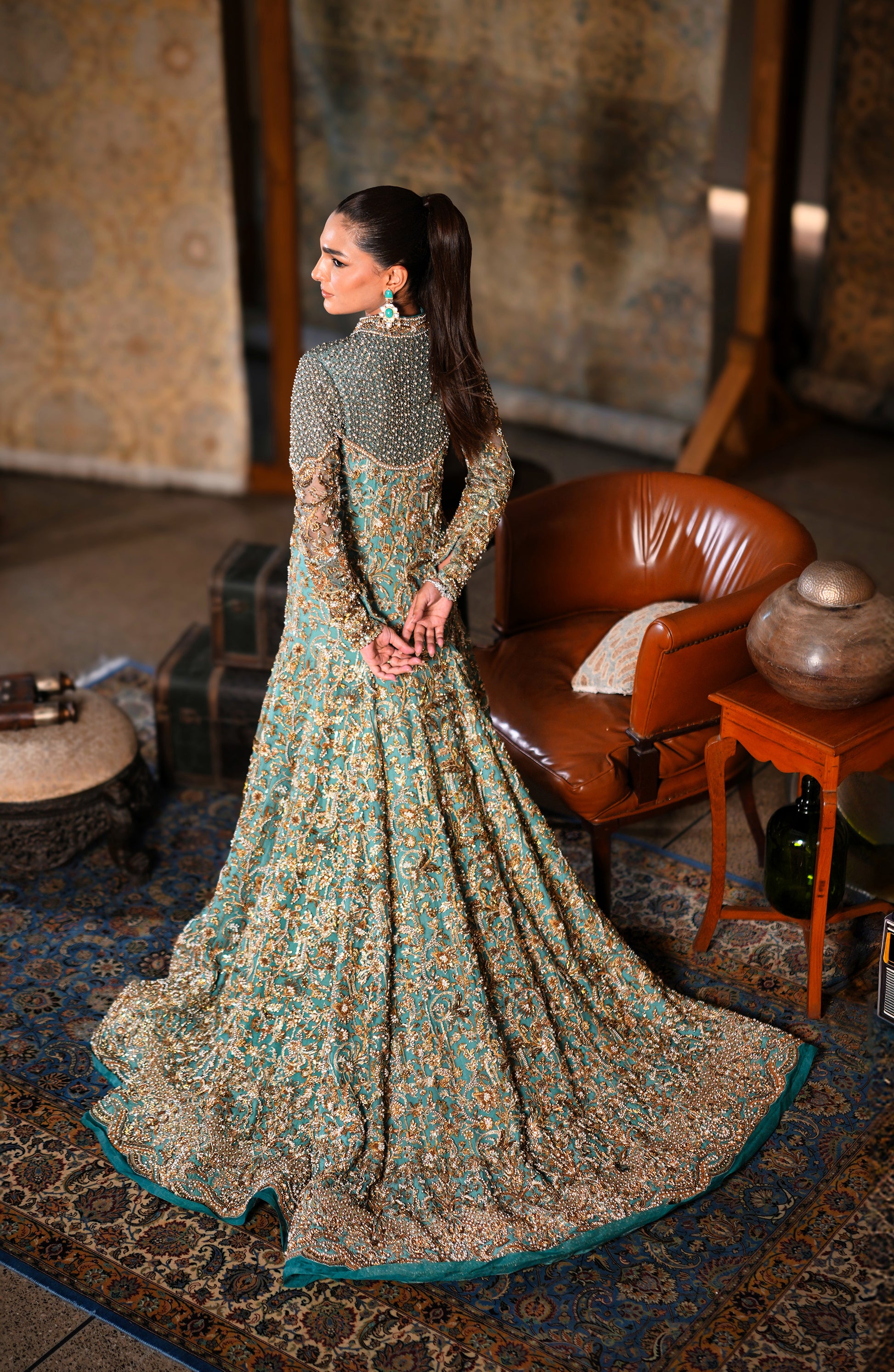 HSY Tiffany Blue Bridal Gown HSY Tiffany Blue Bridal Gown