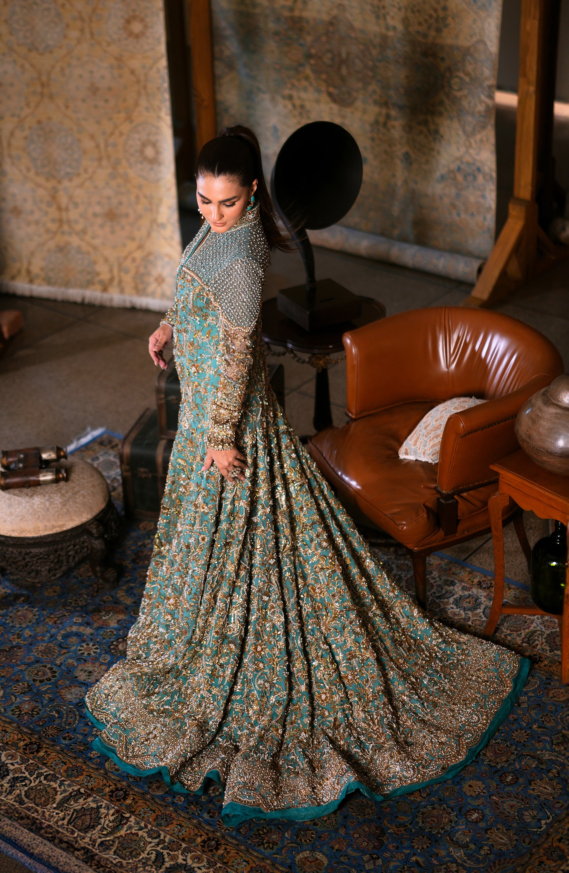HSY Tiffany Blue Bridal Gown HSY Tiffany Blue Bridal Gown