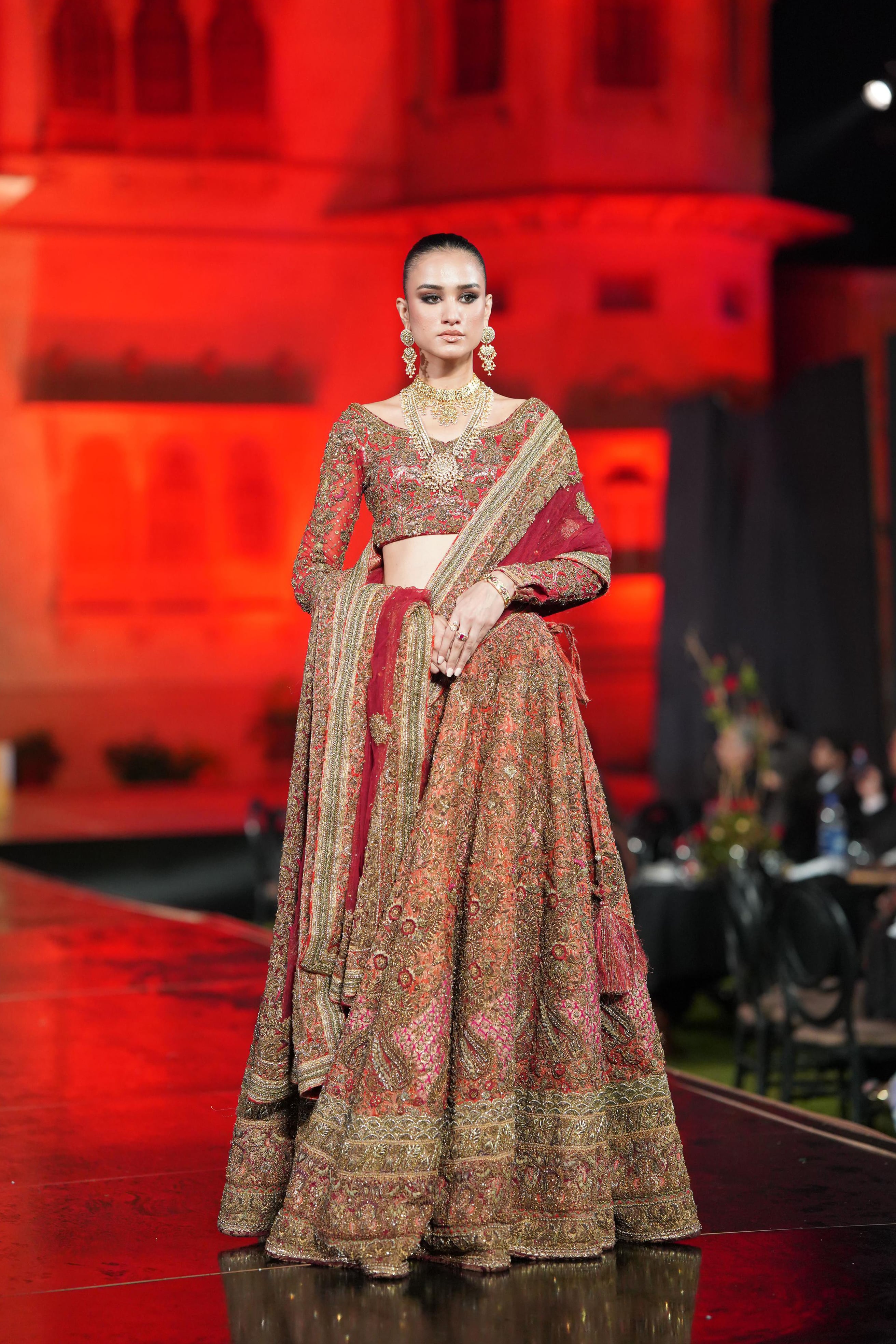 pakistani dresses fashion show DARBAR SPRING SUMMER 2026-, Reclaims space, story, and craftwhere fashion meets history, and sustainability becomes an act of reverence., Karachi , Parishae Adnan , Huma Adnan, Dallas , House of Amir
