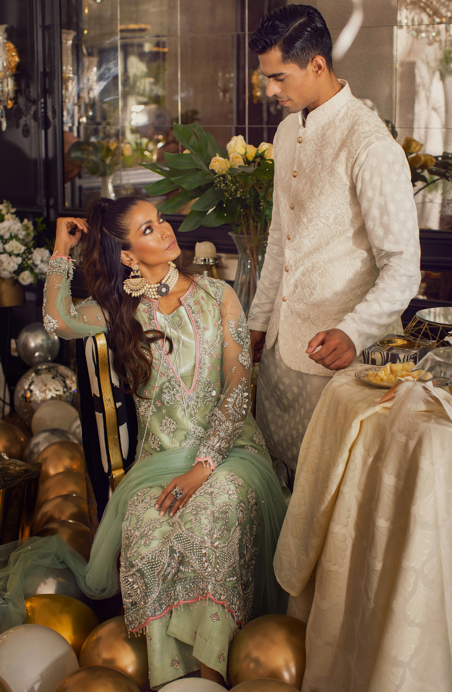 HSY Luxury party wear from Pakistan in USA