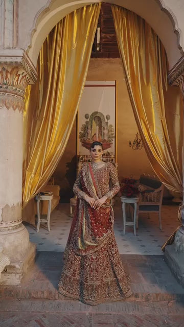 Husn Jehan - Red Bridal Ensemble