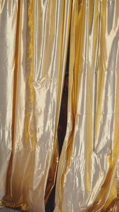 Mahjabeen - Jacket Ensemble in Copper-Rust Hue