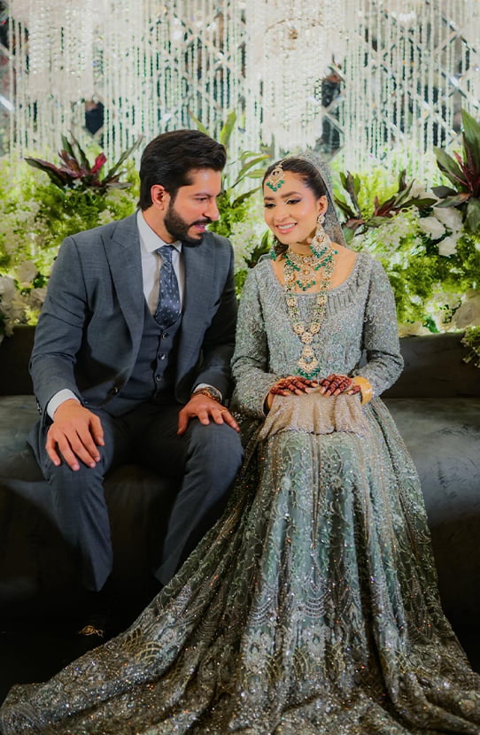 Khushboo Sophisticated Ice Blue Bridal Masterpiece Khushboo Sophisticated Ice Blue Bridal Masterpiece