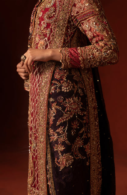 Bottom pants design of red azaar pants with shirt set